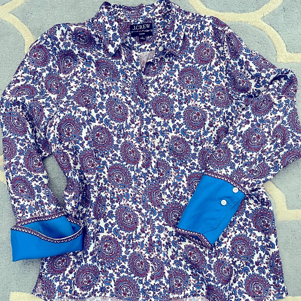 Long sleeve blouse by J Crew